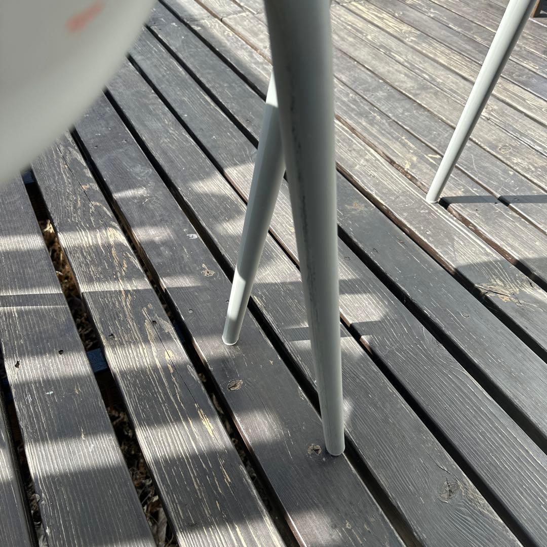 Kartell カルテル　マスターズチェア　グレー　２脚セット　ガーデンチェア