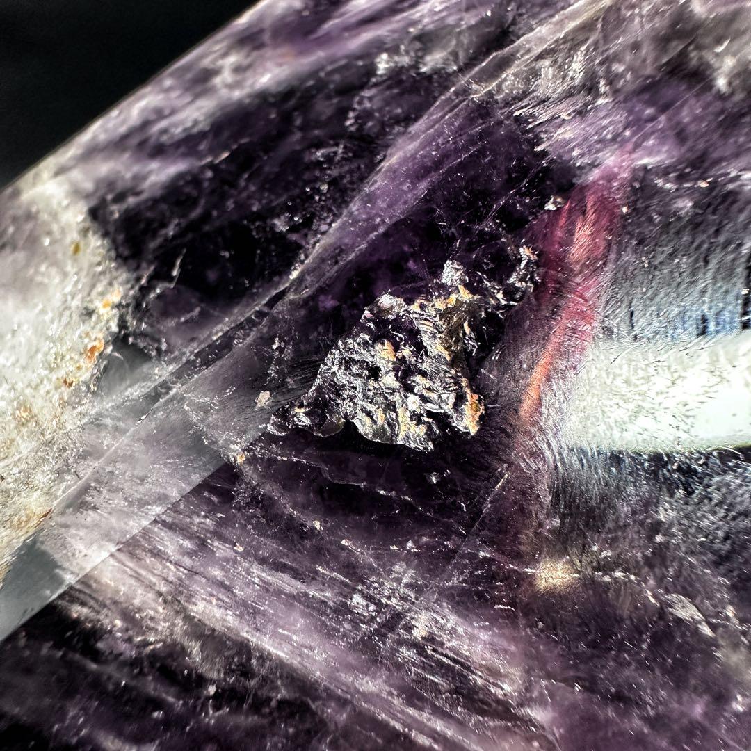 巨大☆キラキラ☆アメジスト 六角柱 水晶パワーストーン 天然石 原石A1188