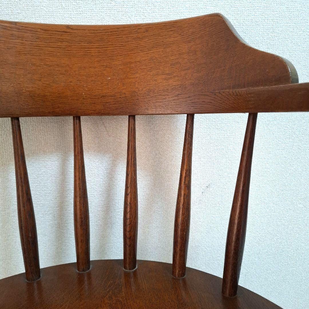 柏木工 かしわ 木製 背もたれ 肘掛け付き椅子 アームチェア