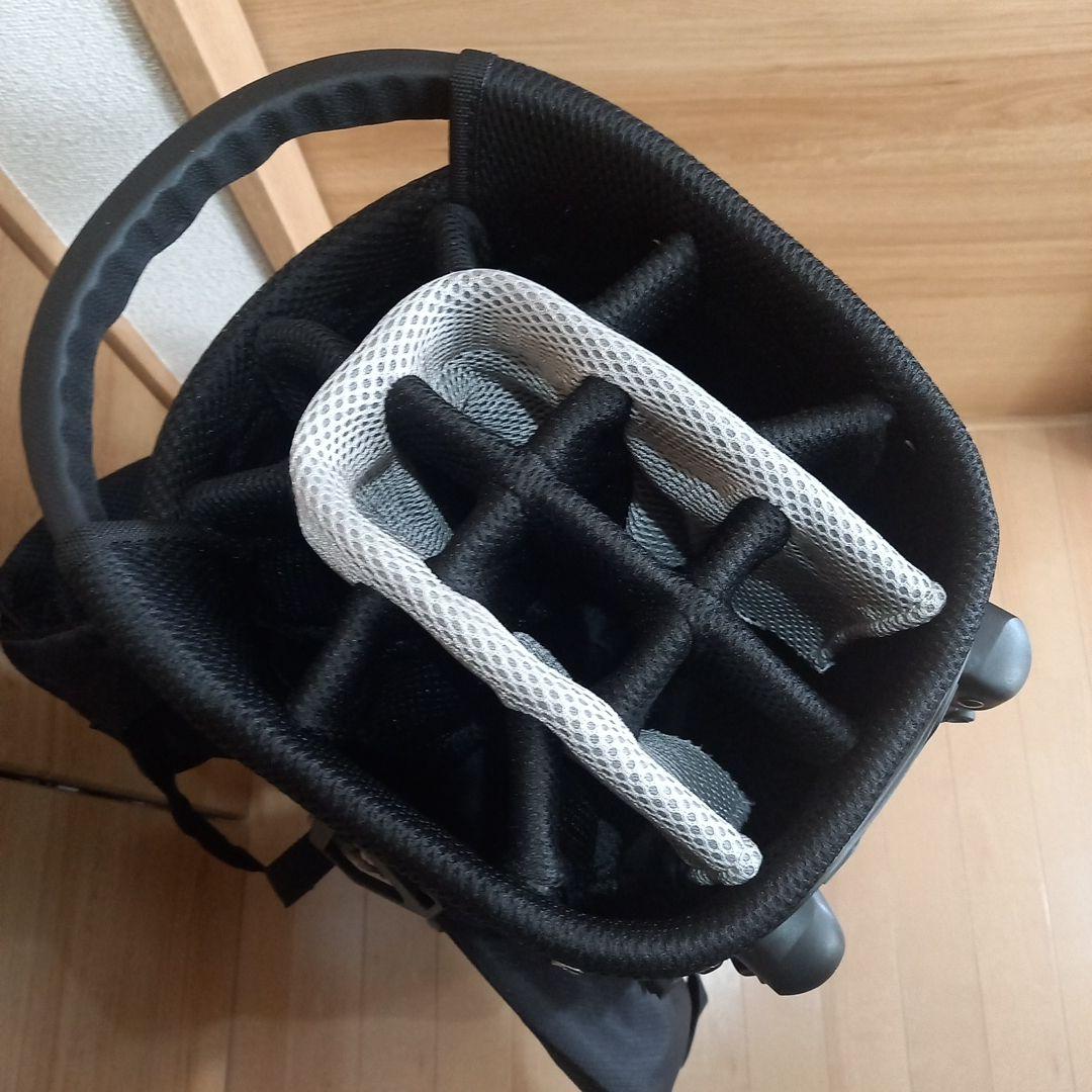 【新品未使用】LOVACE　14分割　スタンドキャディバッグ　ブラック