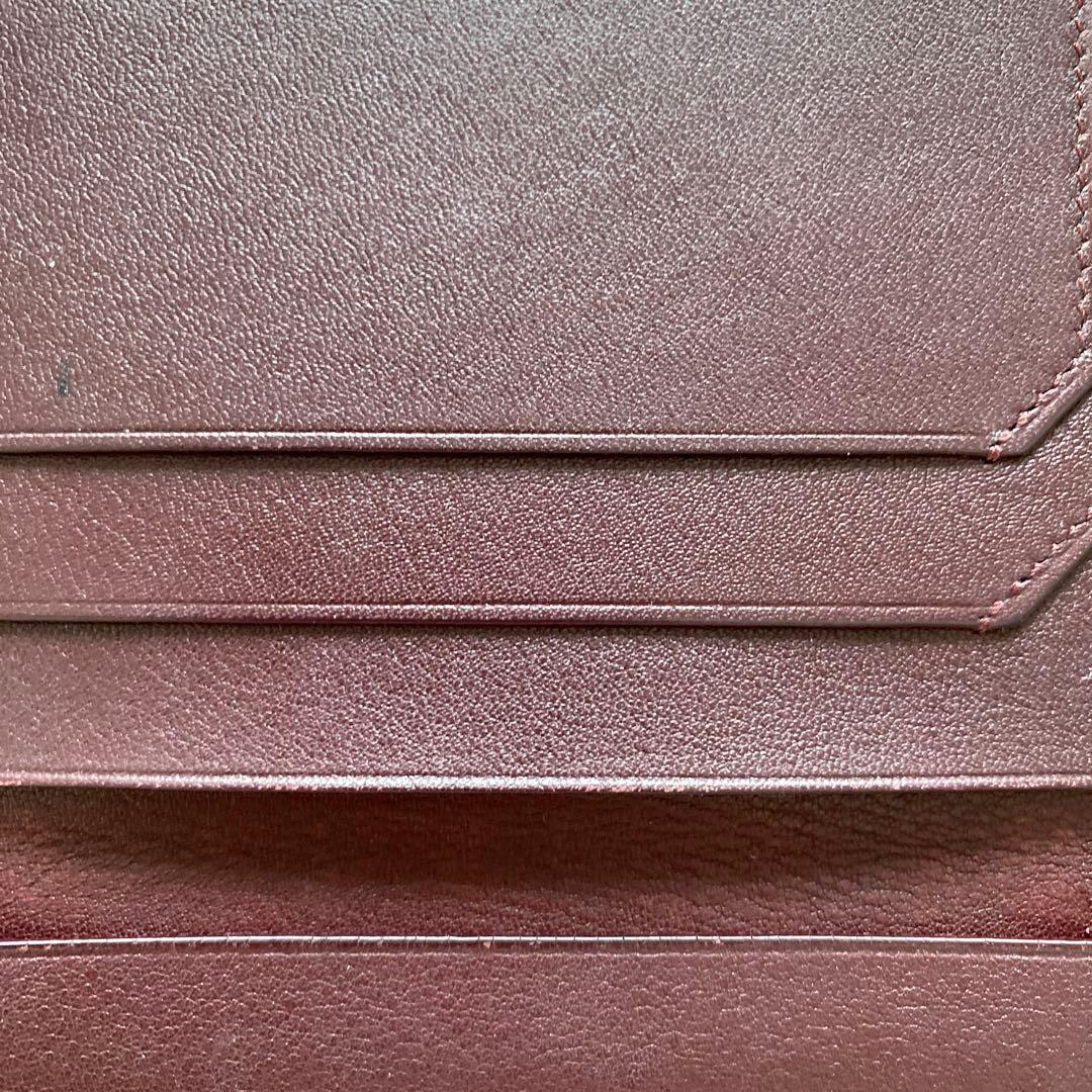 Cartier 名刺入れ 黒 レザー　カボション　cabochon