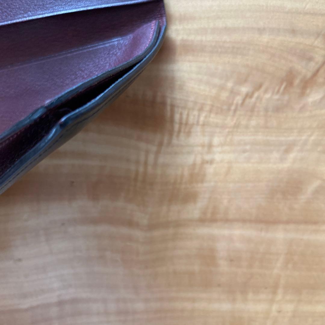 Cartier 名刺入れ 黒 レザー　カボション　cabochon