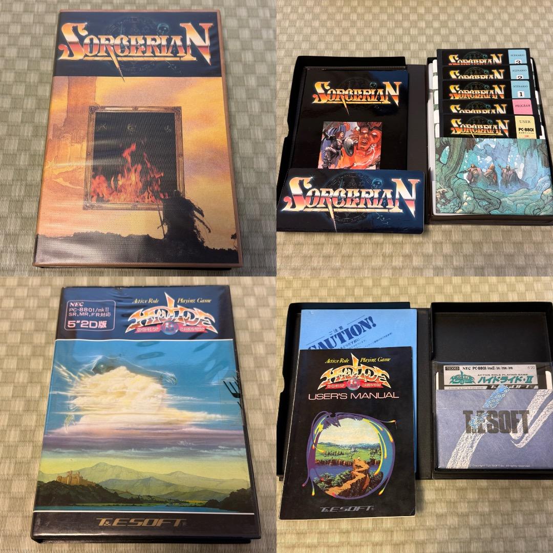 PC-8801FH ソフト多数セット FDD-DRIVE SWAPPER+