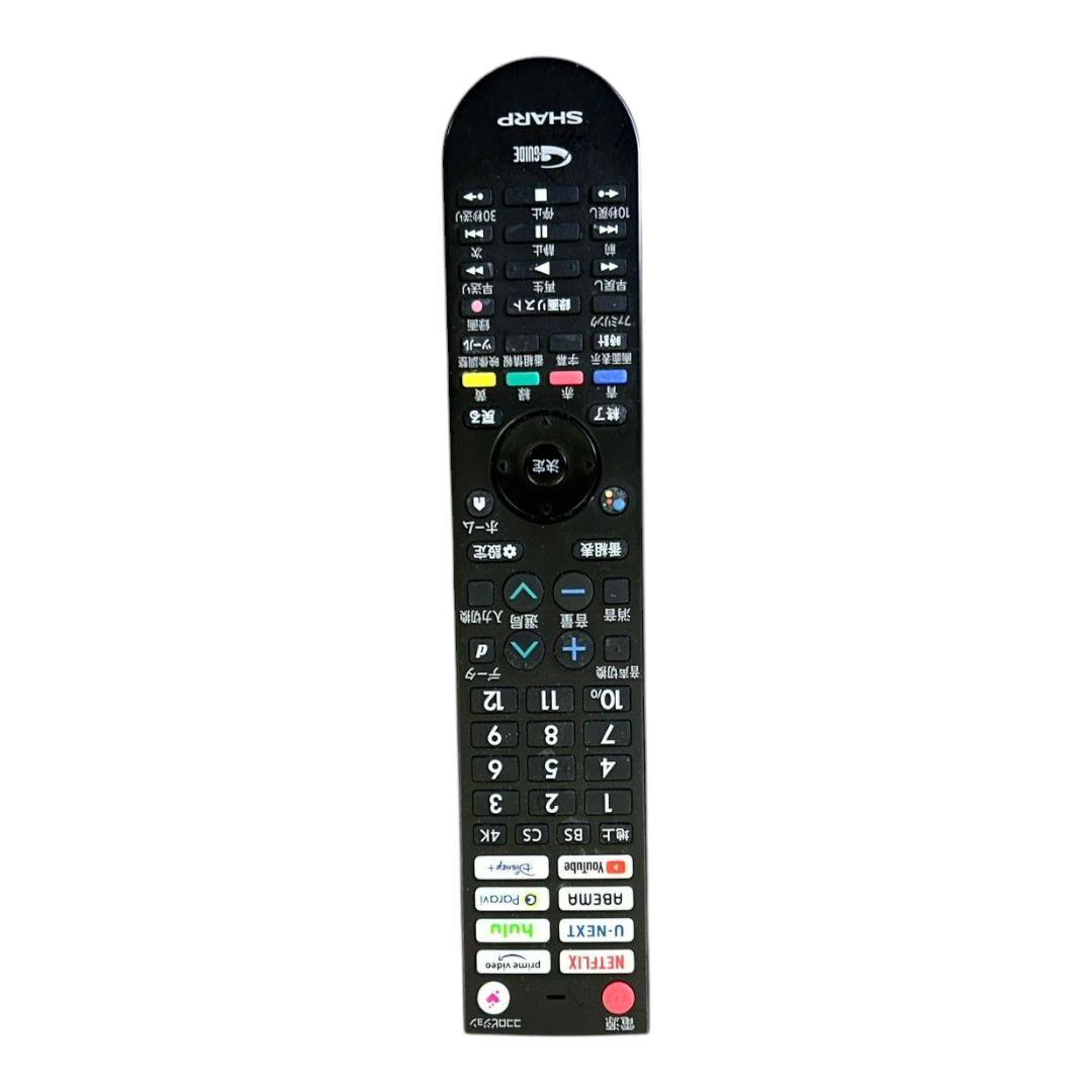 SHARP　AQUOS 65V型液晶テレビ　リモコン付