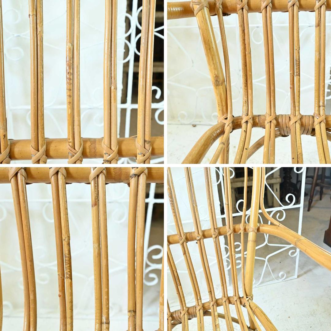 L3705-292 英国アンティーク バンブーチェア 一人掛けソファ アーム付き