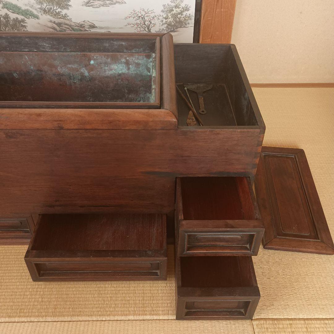 ★希少★ 関東火鉢 長方形 レトロ 骨董品 レア 送料込み