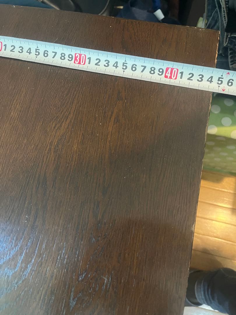 カリモク　ドマーニ　ダークブラウン木製4段タンス