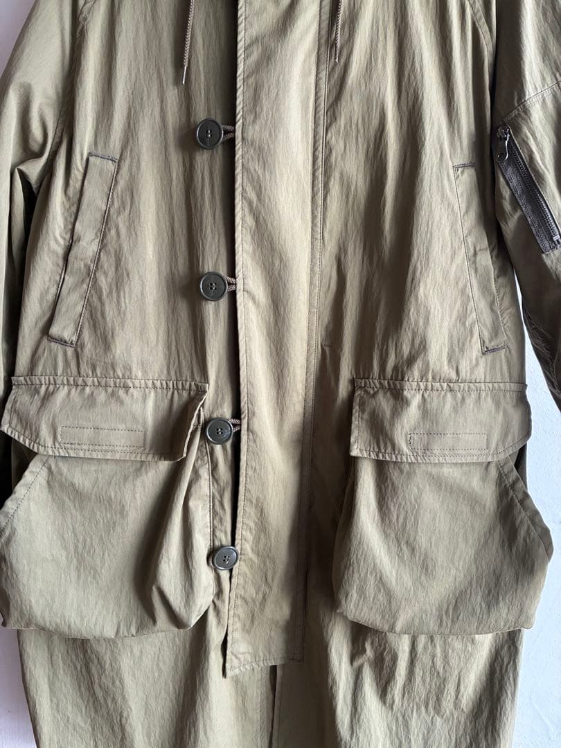 【値下げ】美品⭐︎TAION×BLUEBLUE ダウンフィールドモッズコート