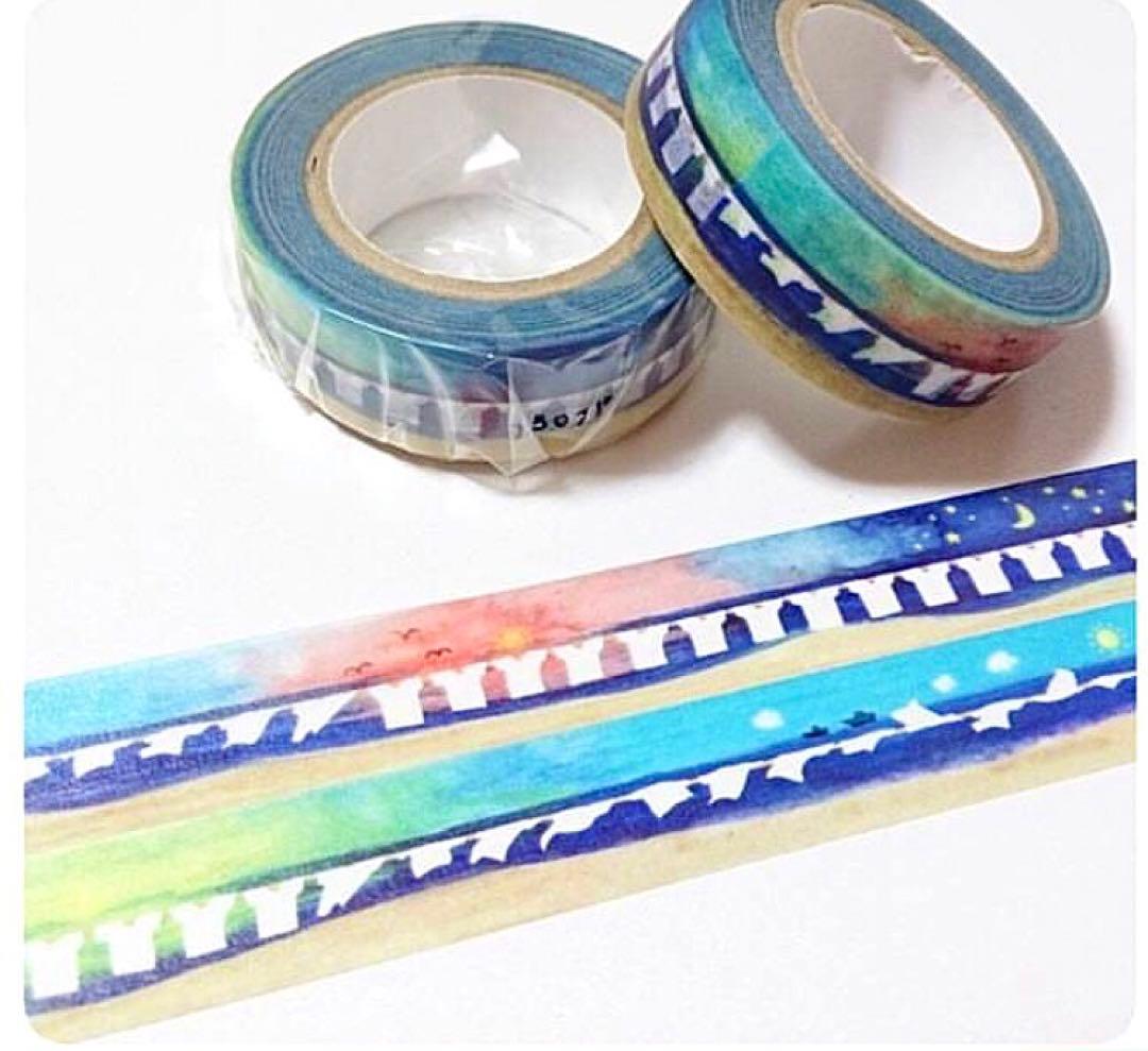 星、星空柄マスキングテープ16巻セットまとめ売り　個人作家多め　レア廃盤あり