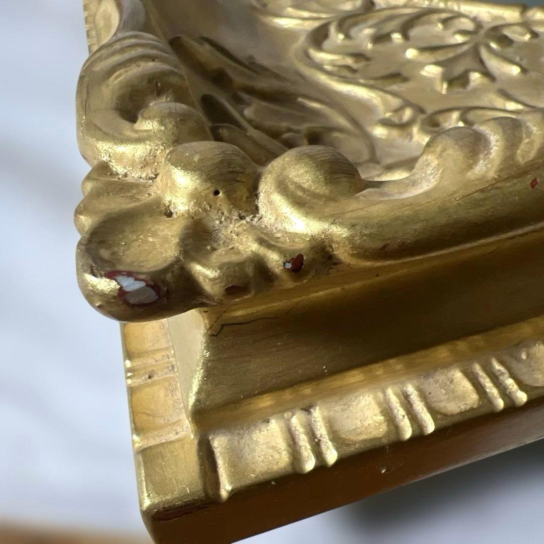 アンティーク額縁　楕円　油彩額 F8 額縁　キャンバス　パネル