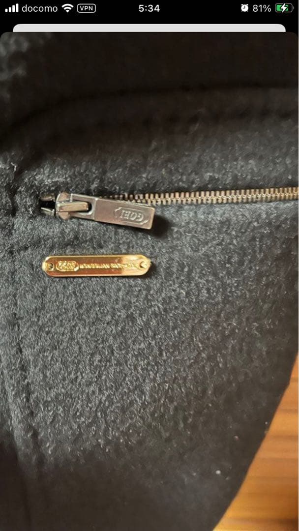 M*u様 GOBIカシミヤ リバーシブルコートユニセックス