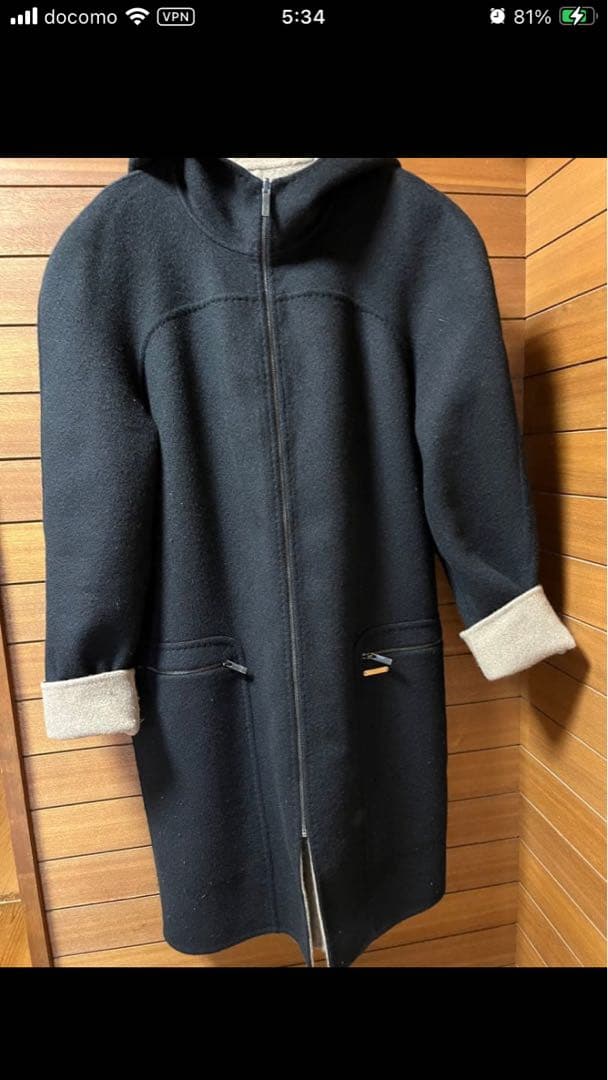M*u様 GOBIカシミヤ リバーシブルコートユニセックス