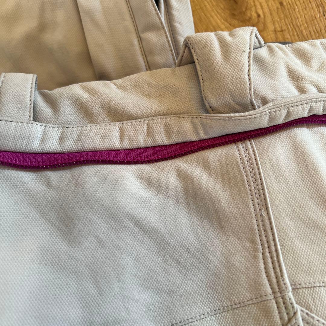 【希少】VOLCOM スノーボードパンツ ライトグレー　L