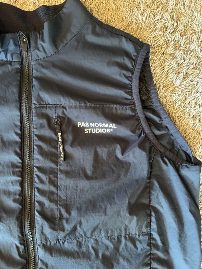 PAS NORMAL STUDIOS ジレ　ネイビー　XS