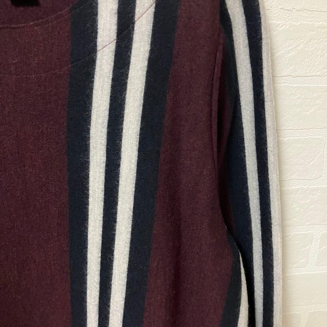 45R 45rpm ロングワンピース　0 ウール　ボルドー　バーガンディ