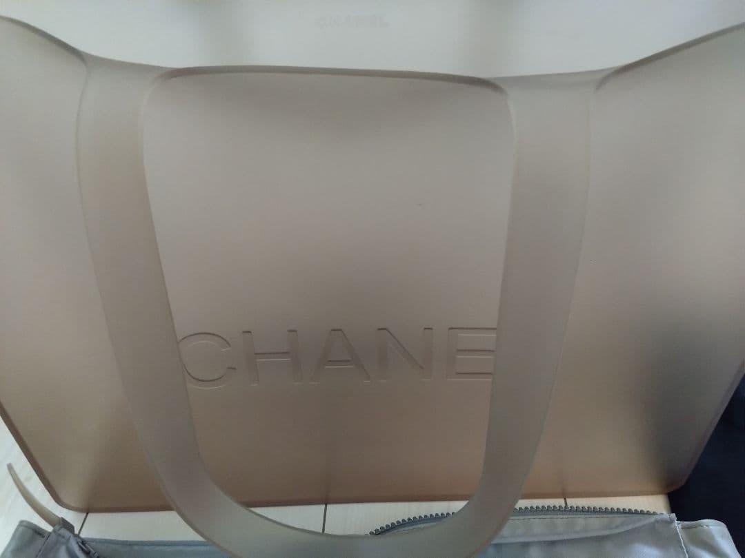 CHANEL クリアトートバッグ 収納袋付き