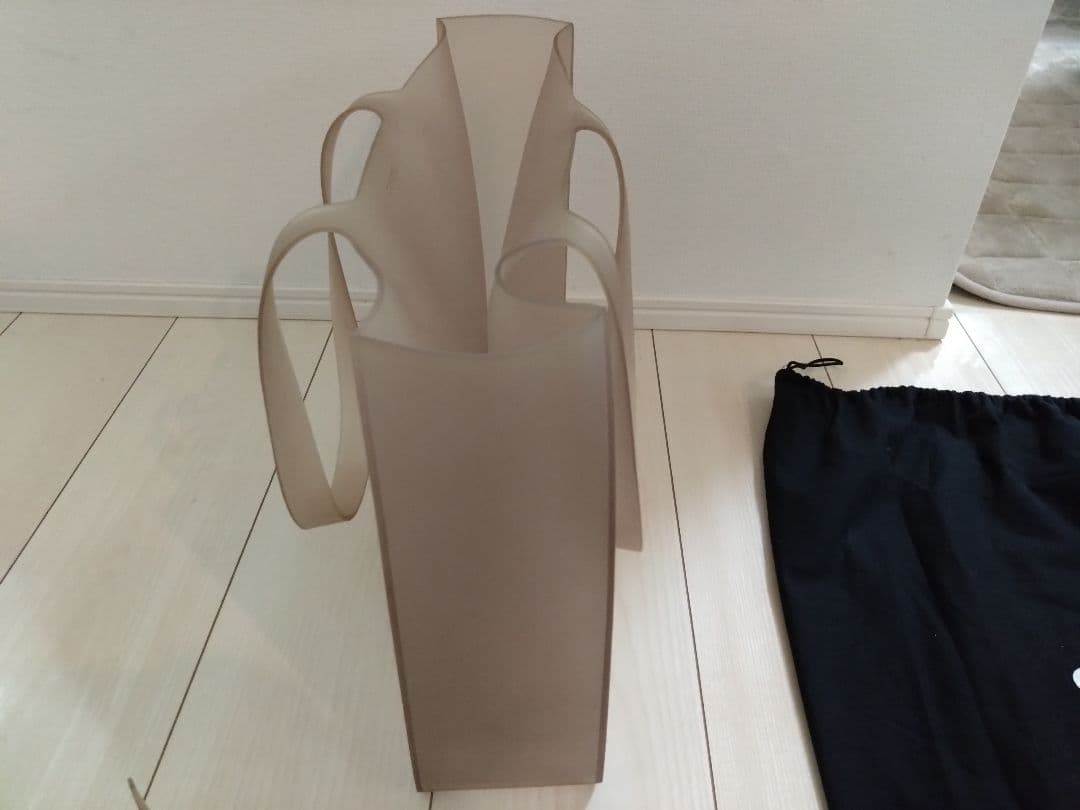 CHANEL クリアトートバッグ 収納袋付き