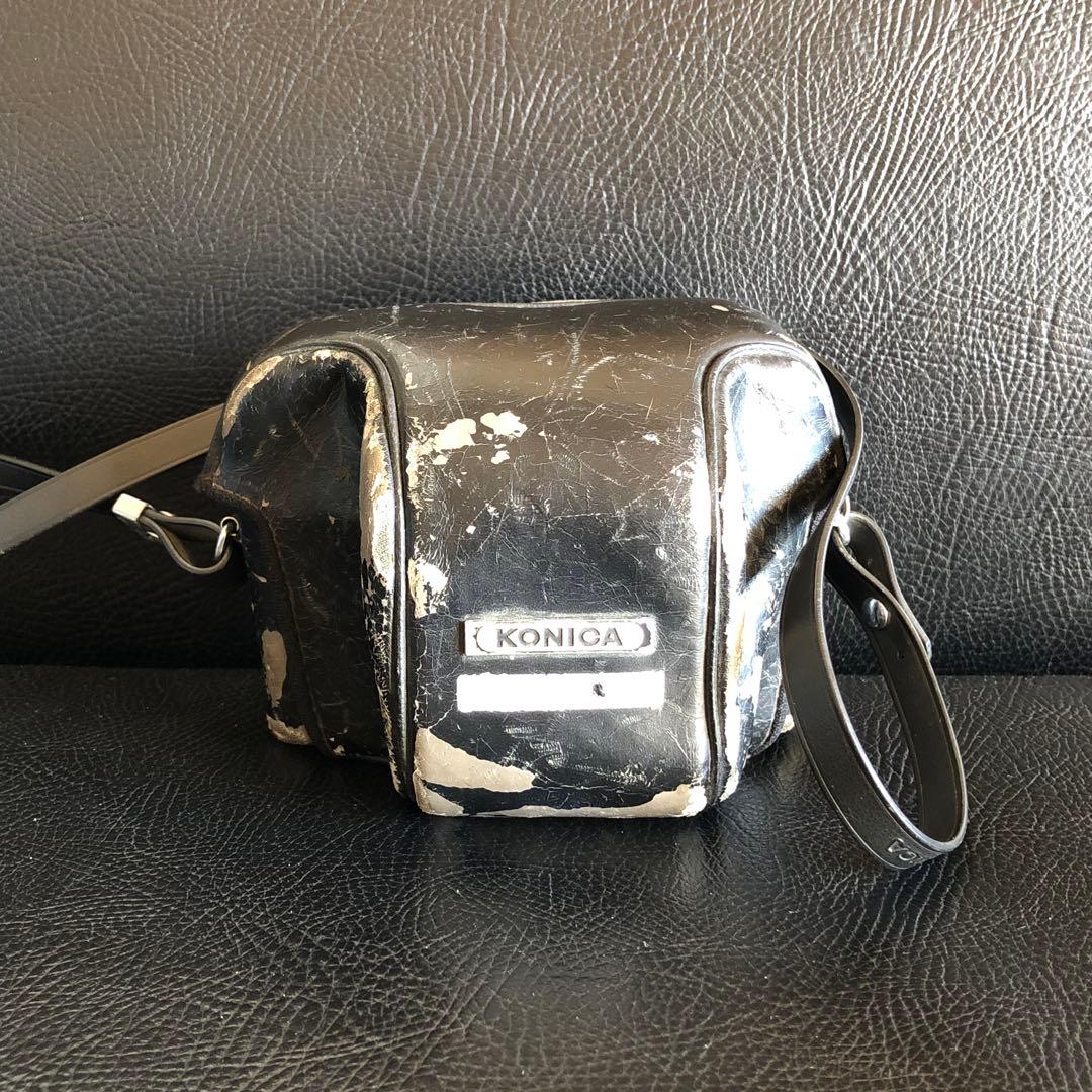 カバー付き　コニカC35FD ヘキサノン38mmF1.8 フィルムカメラ