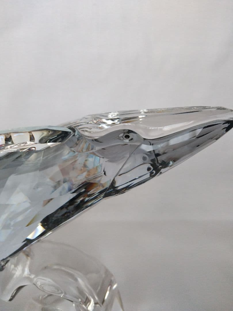 スワロフスキー置物レアー、限定品、【SCS会員限定ザトウクジラ】