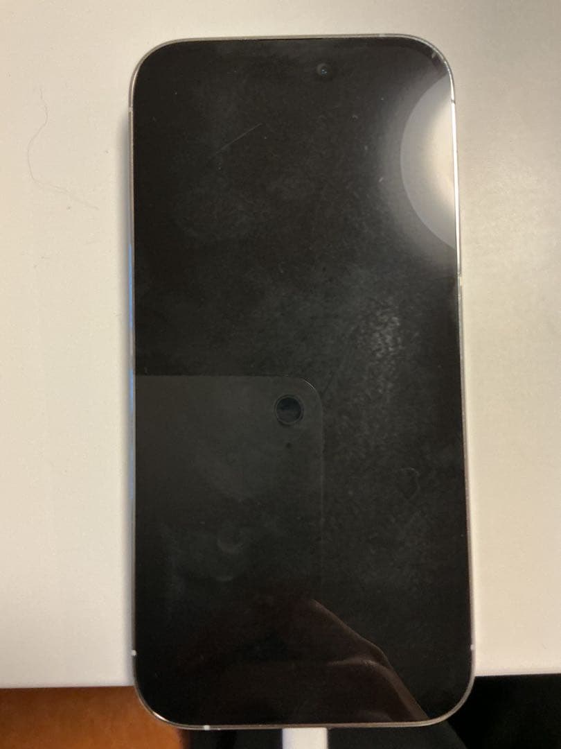 iPhone 14Pro シルバー 背面ひび割れ