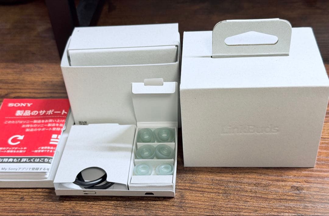 SONY LinkBuds Fit グリーン　ワイヤレスイヤホン