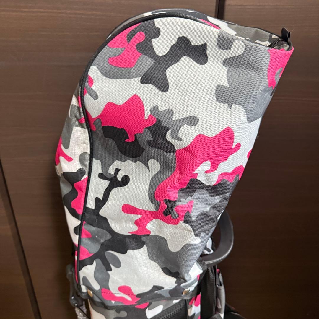 PYKES PEAK スタンド式 キャディバッグ ゴルフバッグ カモフラージュ