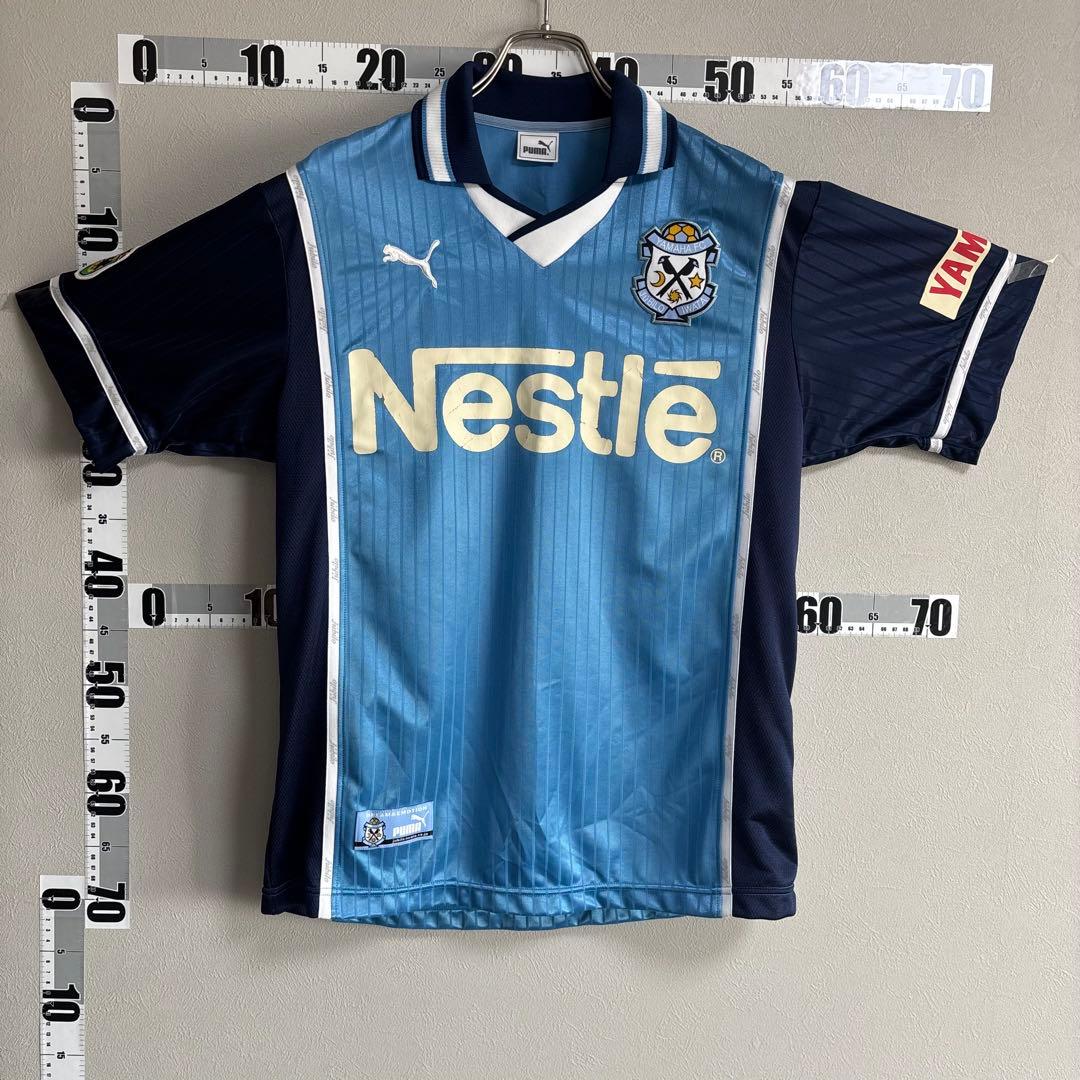 JUBILO ジュビロ磐田 プーマ ユニフォーム ゲームシャツ ネスレS-M 青