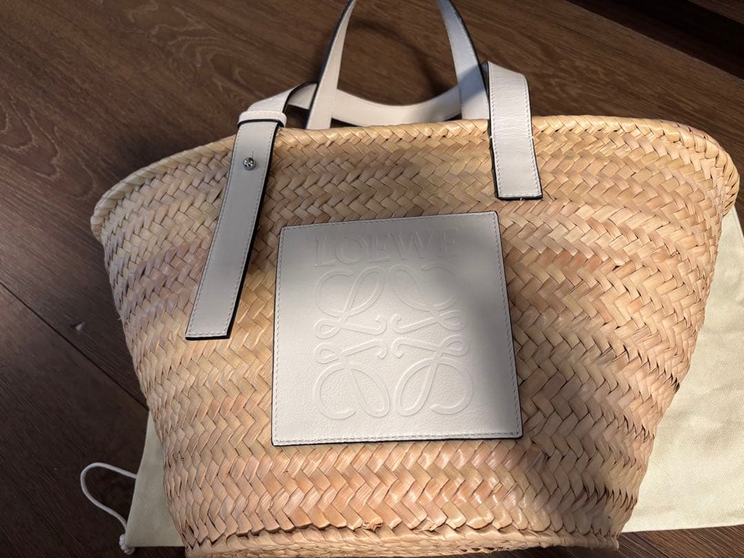 ＊美品＊ LOEWE ロエベ バスケットバッグ ミディアム カゴバッグ