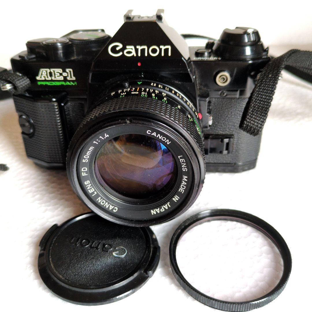 キャノン一眼レフAE-1PROGRAMブラック 専用ストロボ