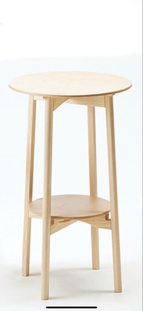 にゃん吉　旭川家具　匠工芸　マッシュルーム　ハイテーブル