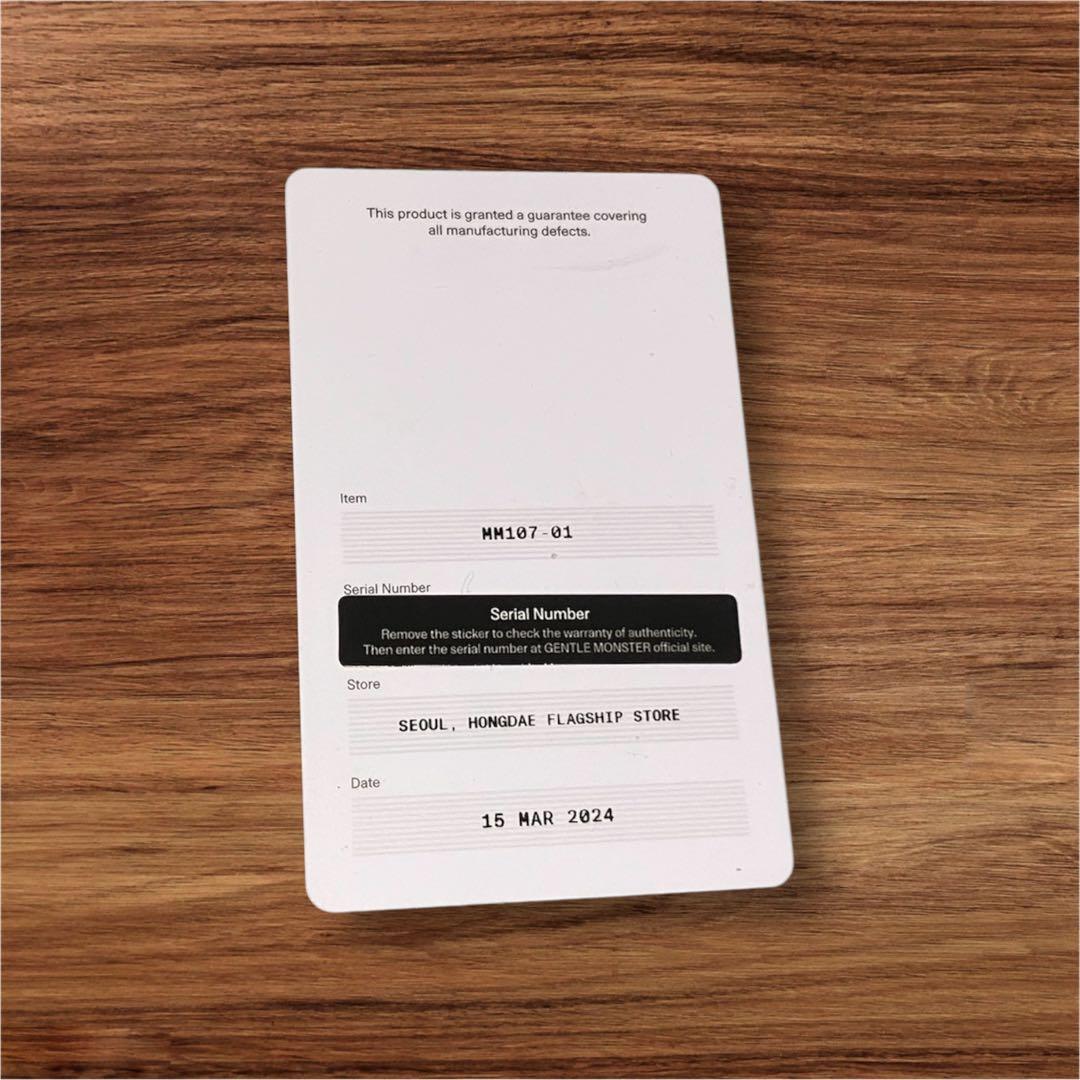 小物 Gentle Monster Maison Margiela MM107 01