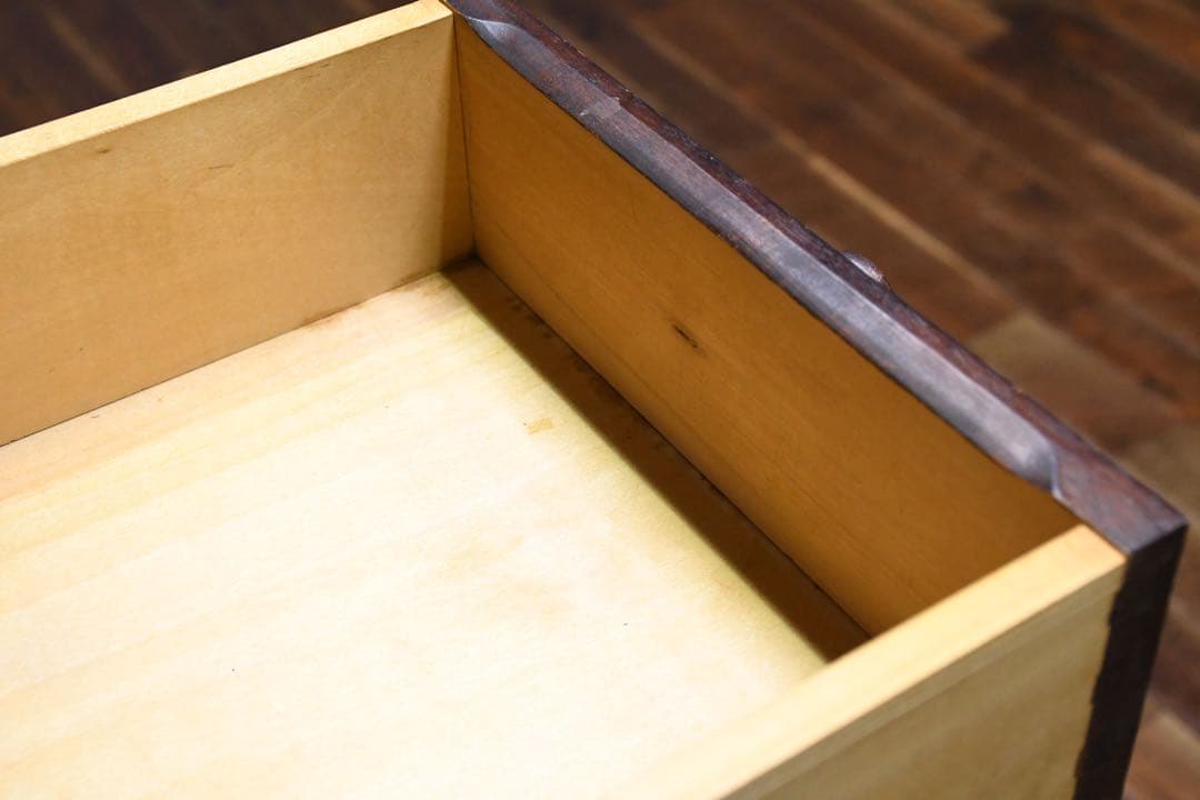 EBK28 北海道民芸家具 HM535 縦長タンス 7段チェスト カバ/樺材