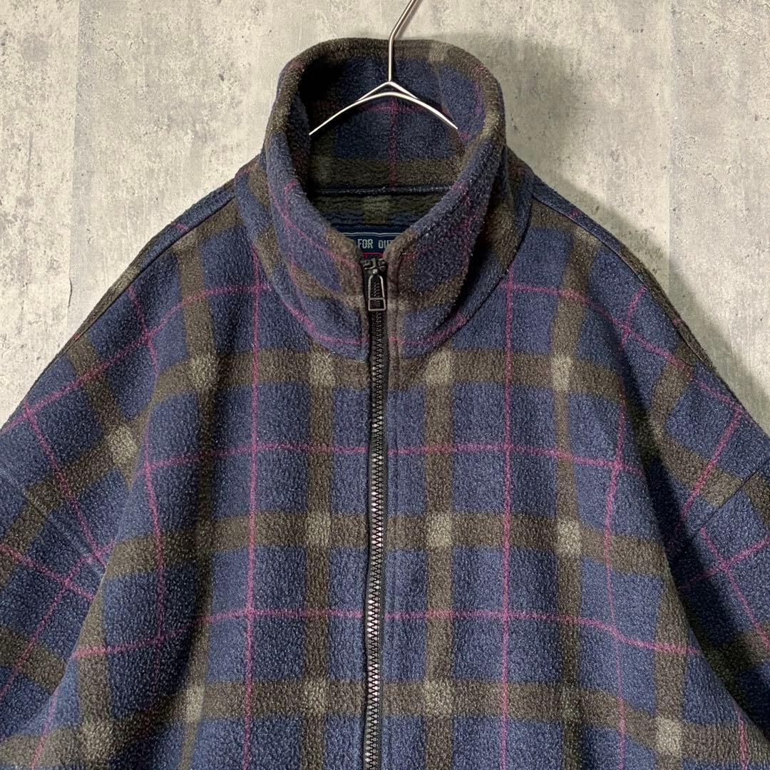 希少 FABLICE 大きめレトロ スキーウェア 上下3点セット 青