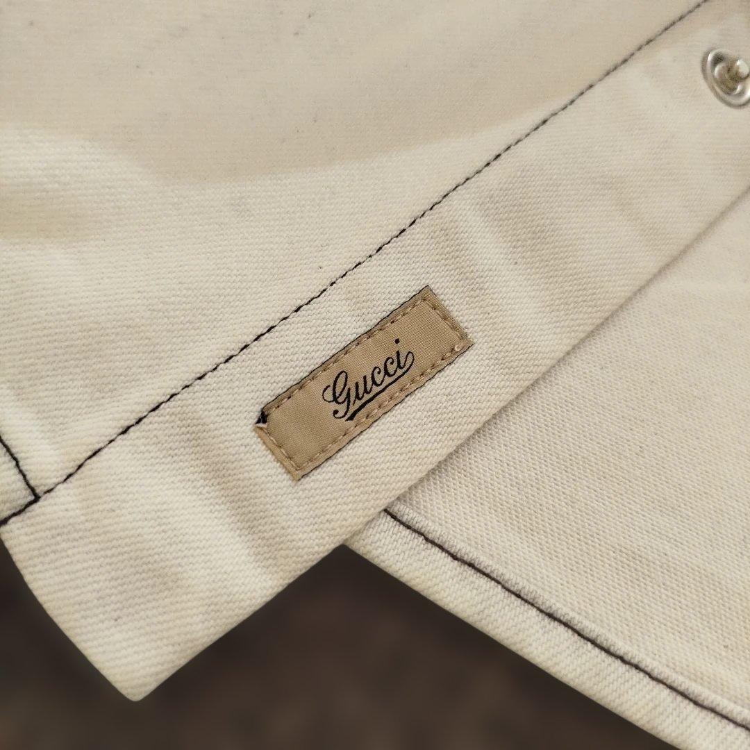 GUCCI イタリア製 ウエスタンシャツ 44 made in italy 正規