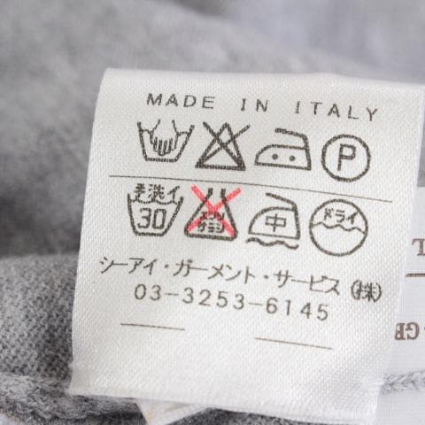 ◇ブルネロクチネリ クルーネックニット 薄手 100％コットン