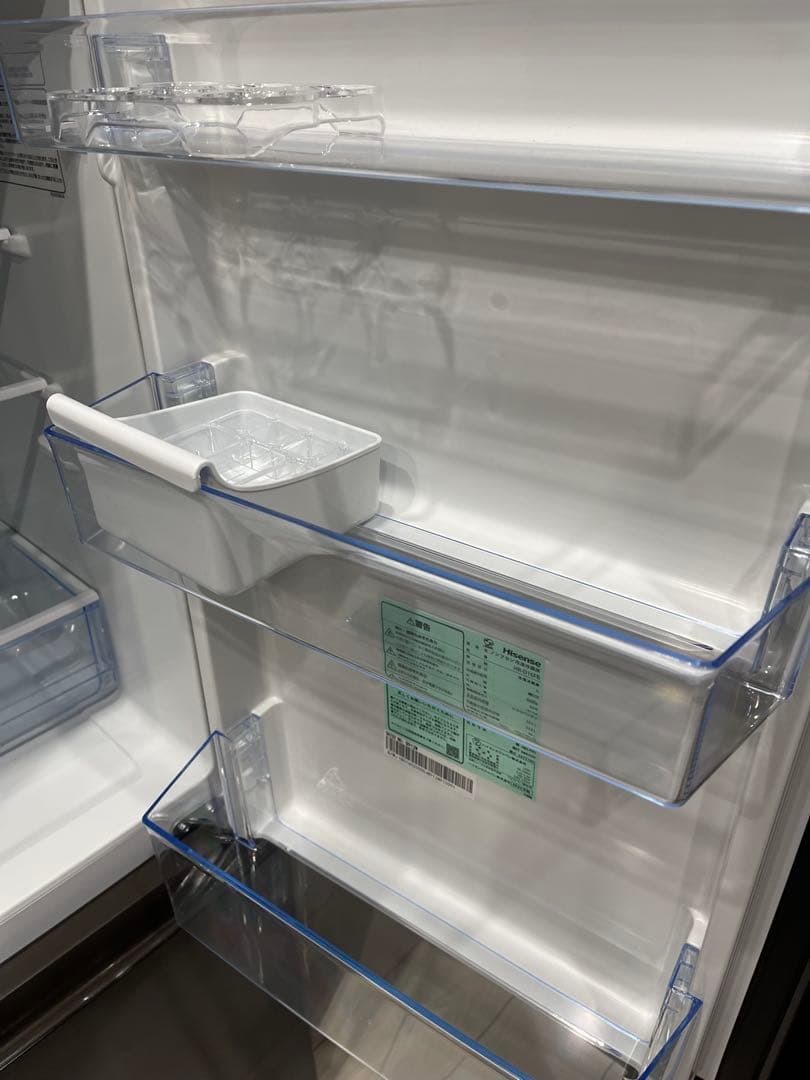 2024年製 Hisense 2ドア冷凍冷蔵庫ブラック HR-D16F/FB