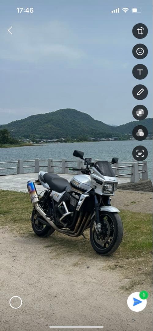 タ*カ様 ZRX用ステンレスエキパイ4-1タイプ