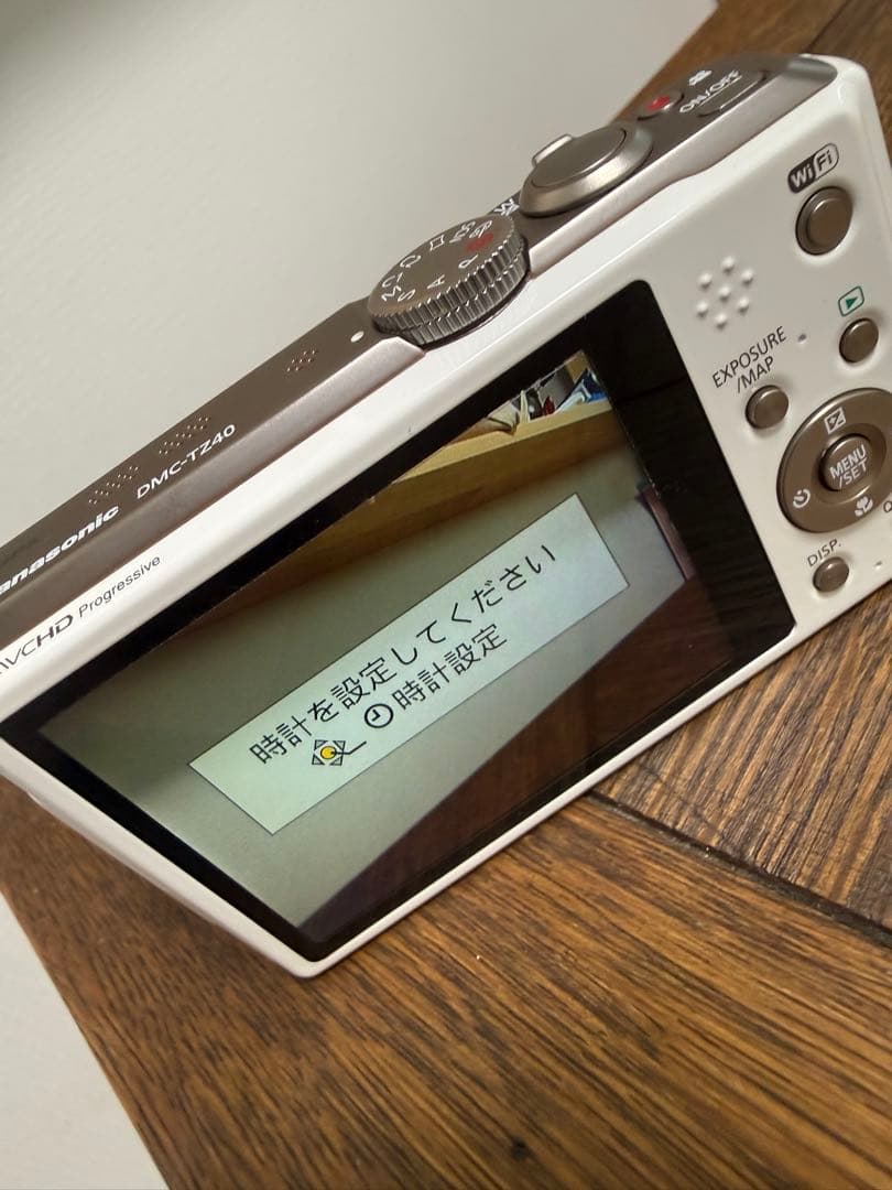 動作確認済 美品 Panasonic LUMIX TZ40 ホワイト コンデジ