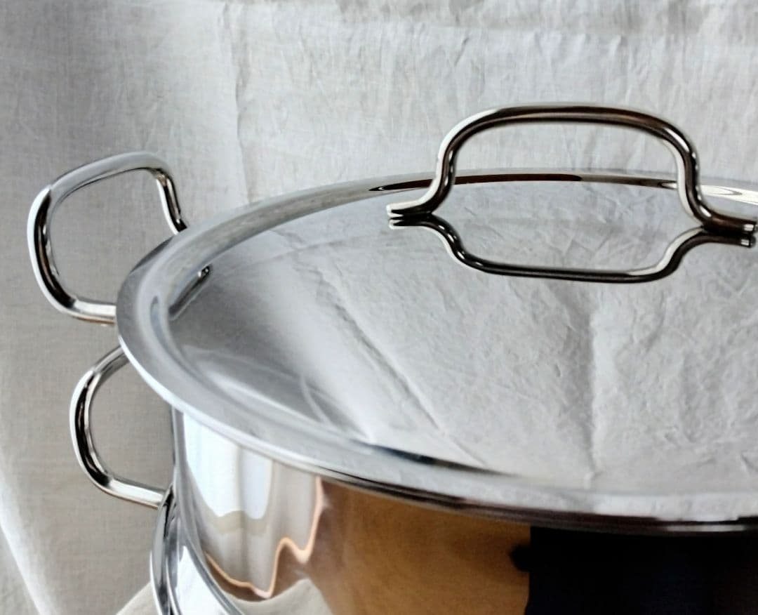 ジオプロダクト geo product／蒸し器付鍋25cm