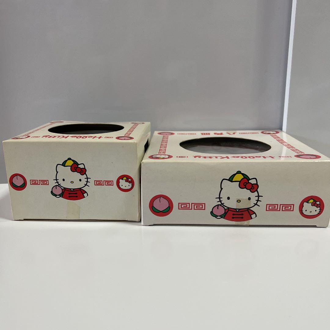 サンリオ ハローキティ 激レア 年代物 八角皿 湯呑み 非売品 新品未開封