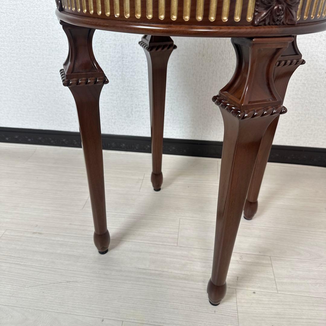 展示品 美品 DECCA デッカ 英国アンティーク調 / サイドテーブル i4※