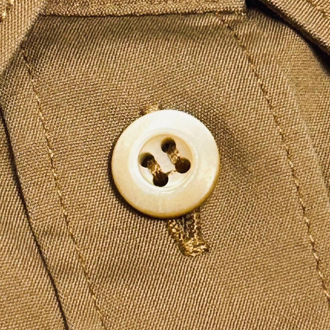 美品 プラダ トライアングルモチーフ オーバーサイズ 長袖 シャツ ウィメンズ