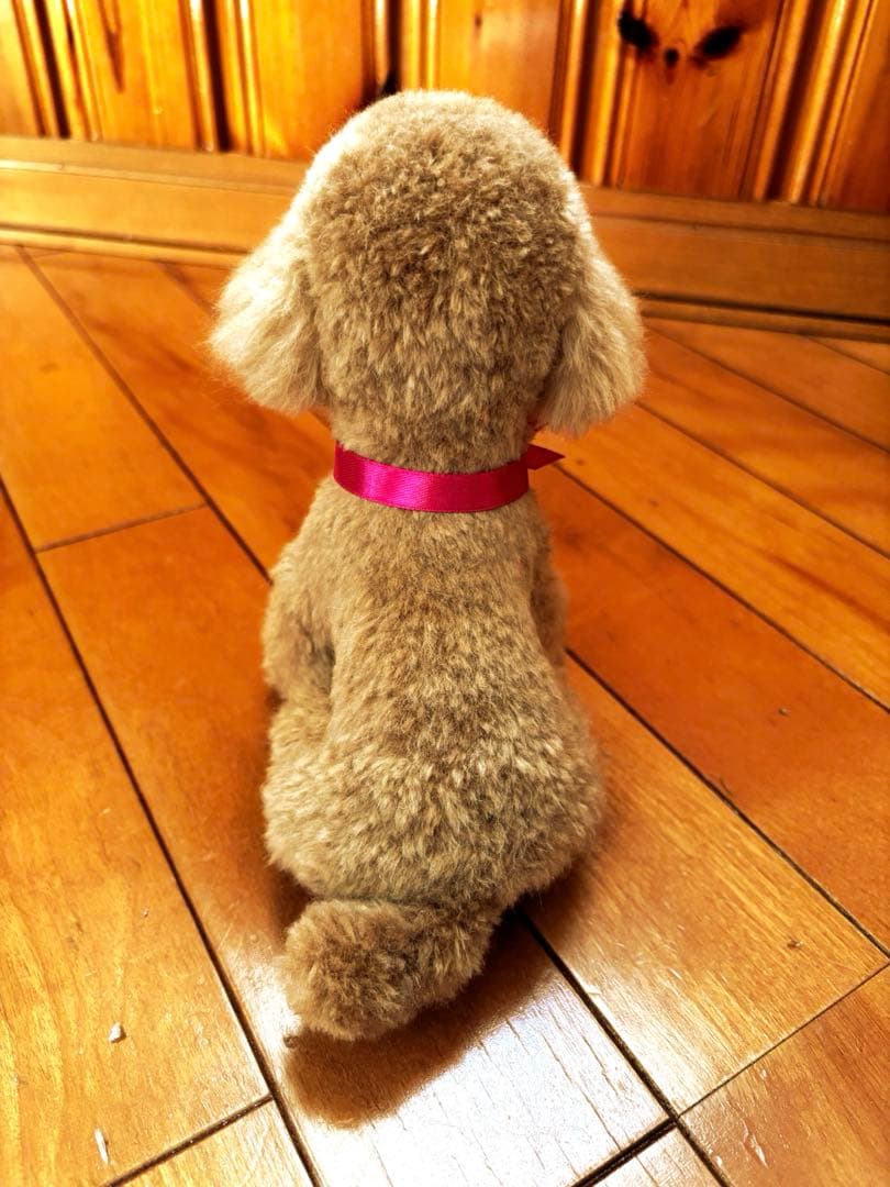 毛糸+羊毛フェルト トイプードル