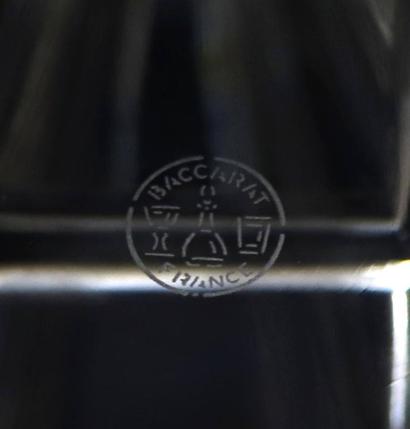 バカラ 珍品 大型作品 25cm 方尖柱 クリスタルガラス製オベリスク 置物