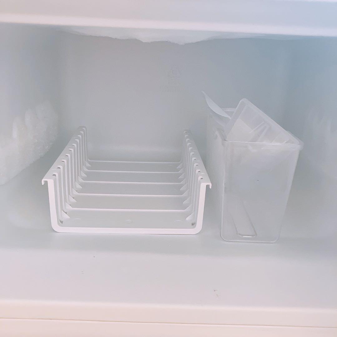 【使用期間一年未満】アイリスオオヤマ冷蔵庫IRSD-9BWホワイト