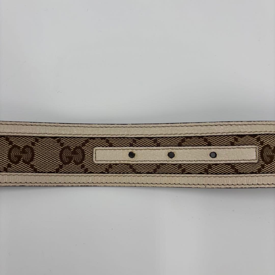 GUCCI ベルト インターロッキング G ブラウン ゴールド