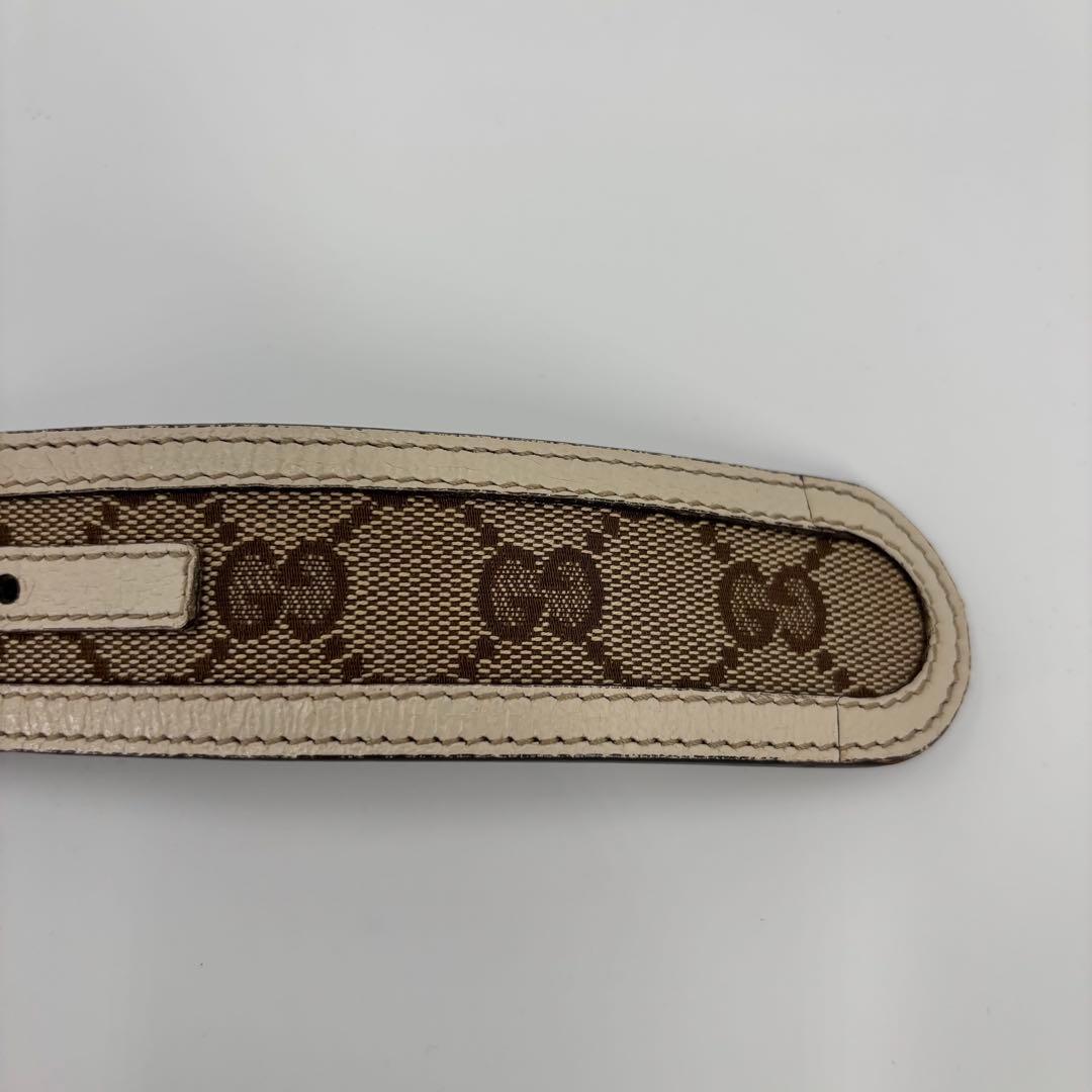GUCCI ベルト インターロッキング G ブラウン ゴールド