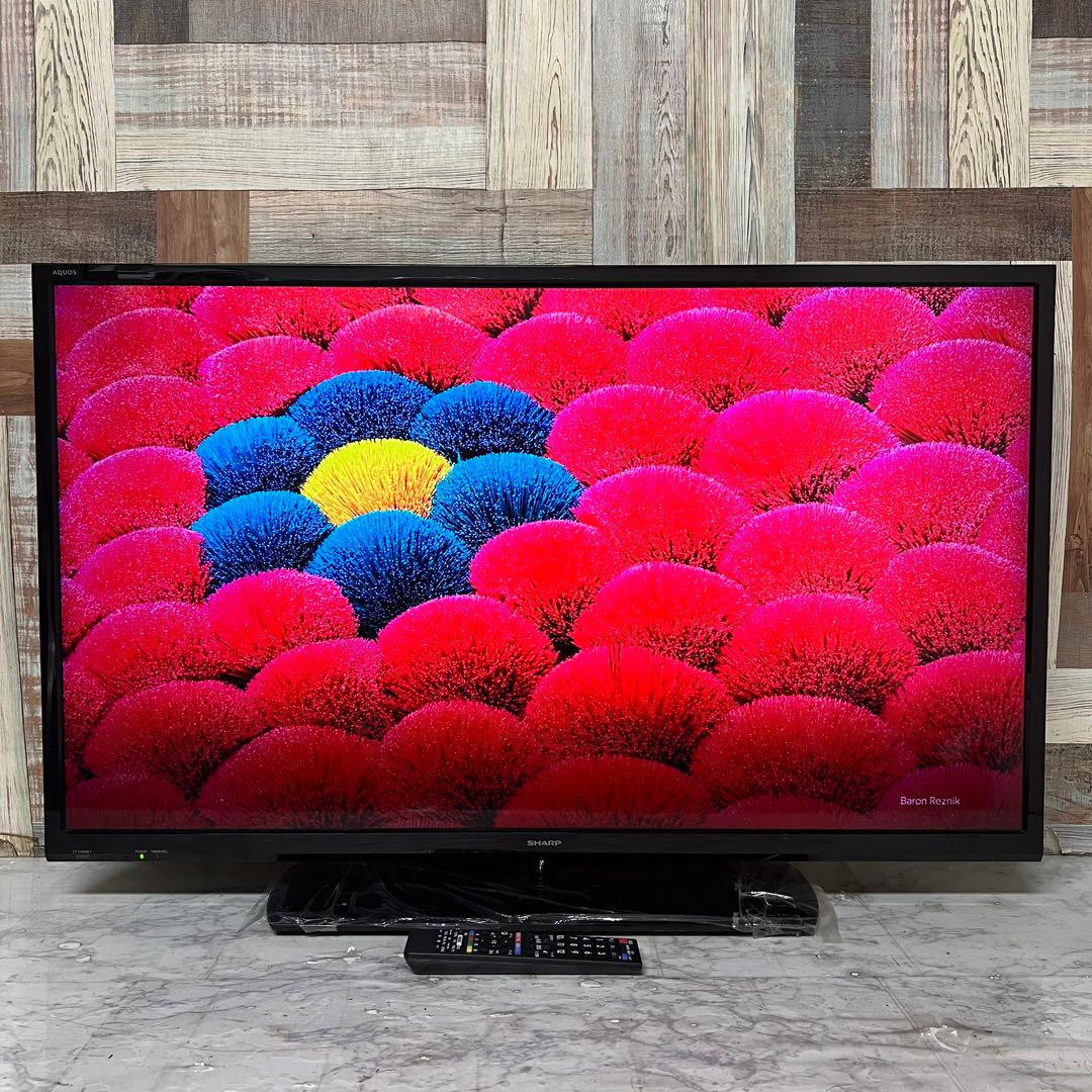 ゆうくん専用全国送料込シャープ40型液晶テレビ Wチューナー新品リモコン付