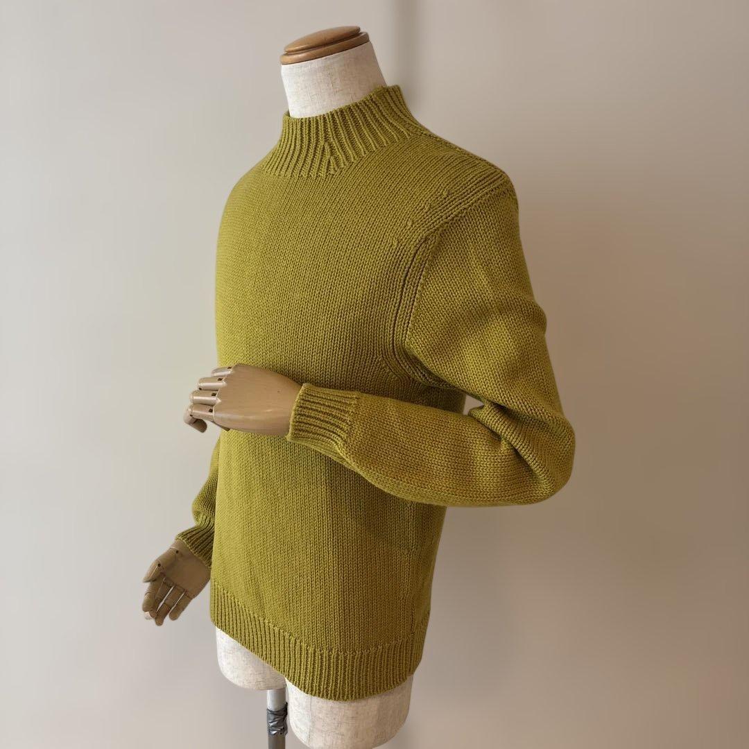 クルチアーニ／モックネックニット／マスタード／50