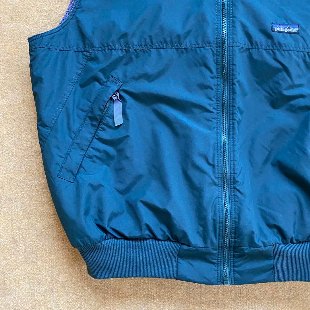 90s パタゴニア シェルドシンチラ ベスト XL ハンターグリーン 美品
